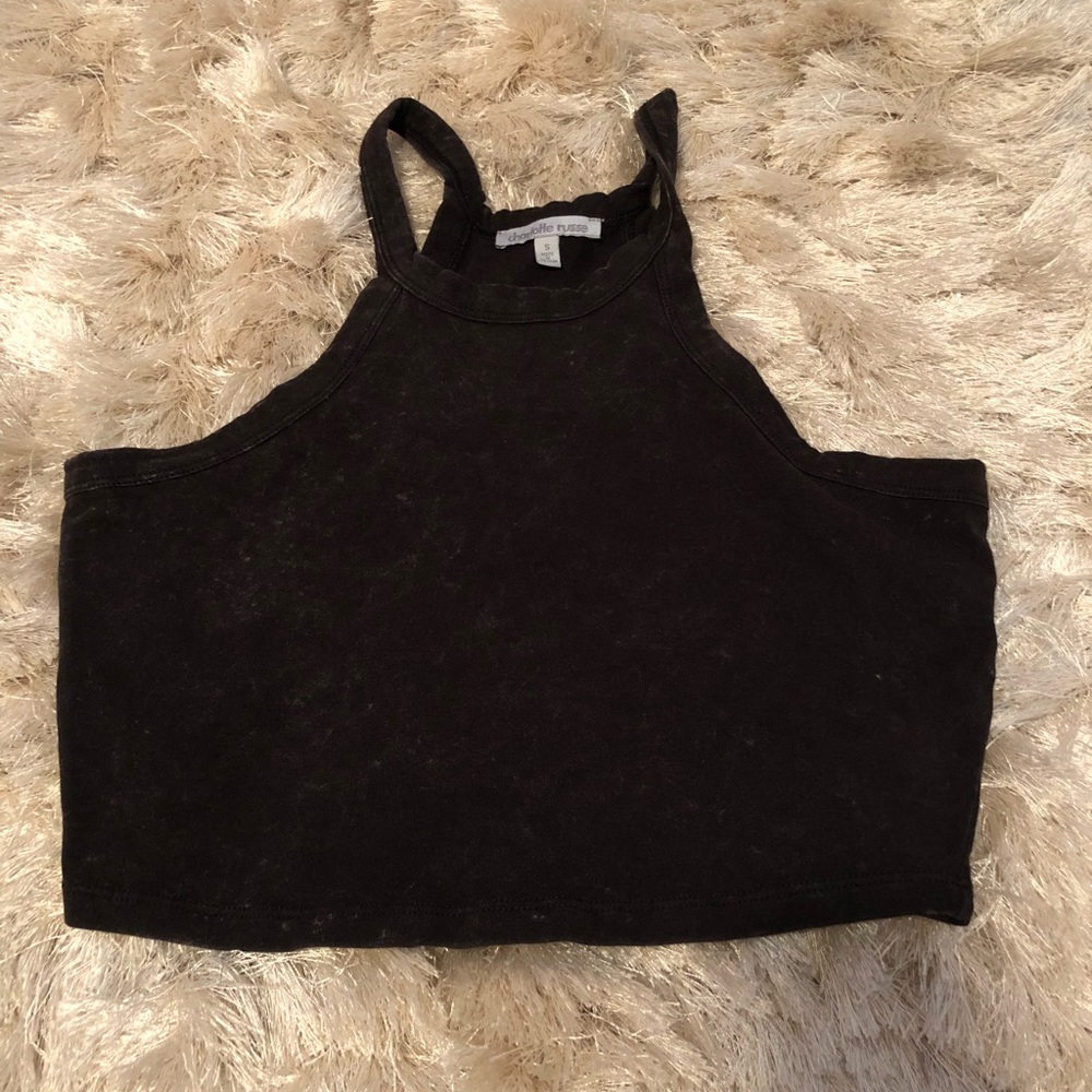 Black crop Top